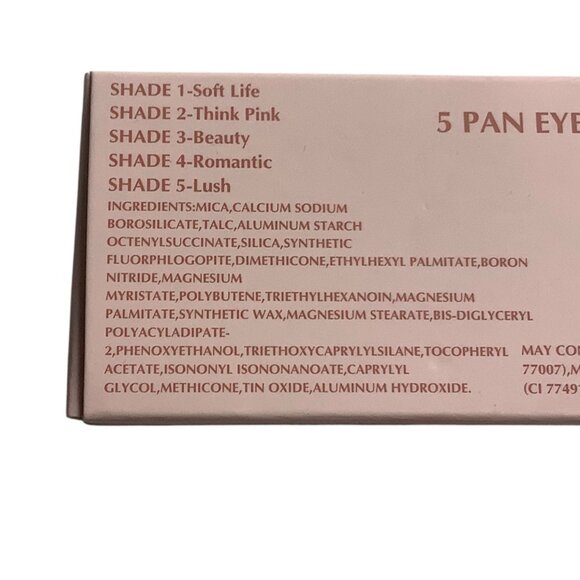 Pinklipps Mauve Me Mini 5 Pan Eyeshadow Palette 4G Neutral & Bold Shades NEW - Picture 3 of 5